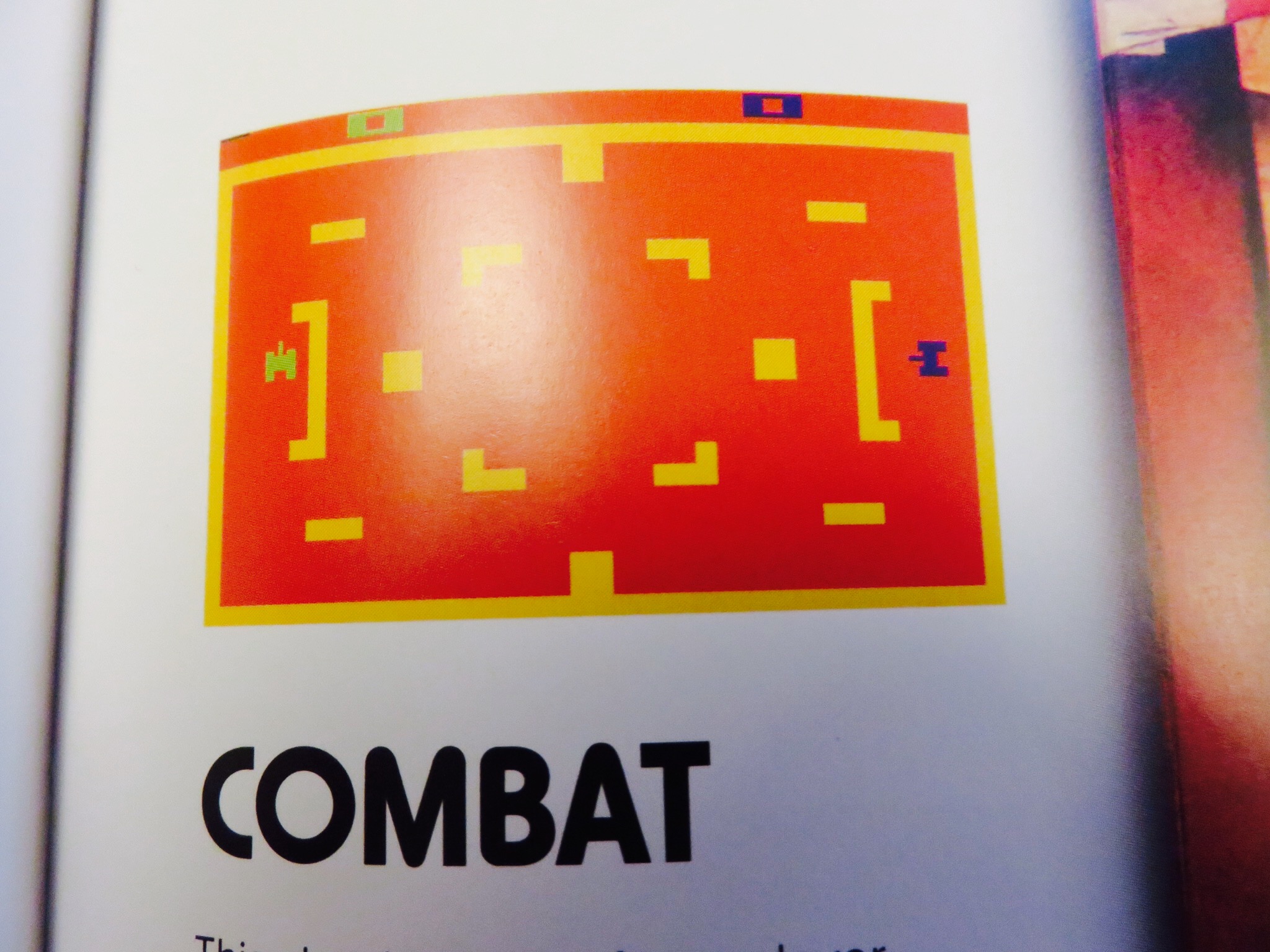 Combat gameplay screen. © The Art of Atari